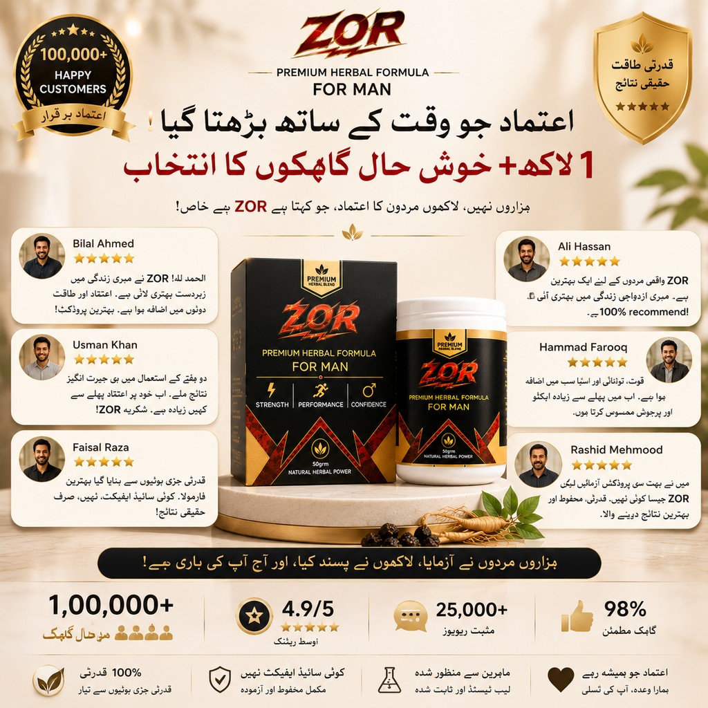 ZOR™ Premium Herbal Formula for Men